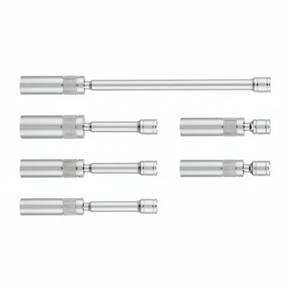6PCS Magnetic Swivel Spark Plug Socket Set – Thin Wall 3/8" Drive